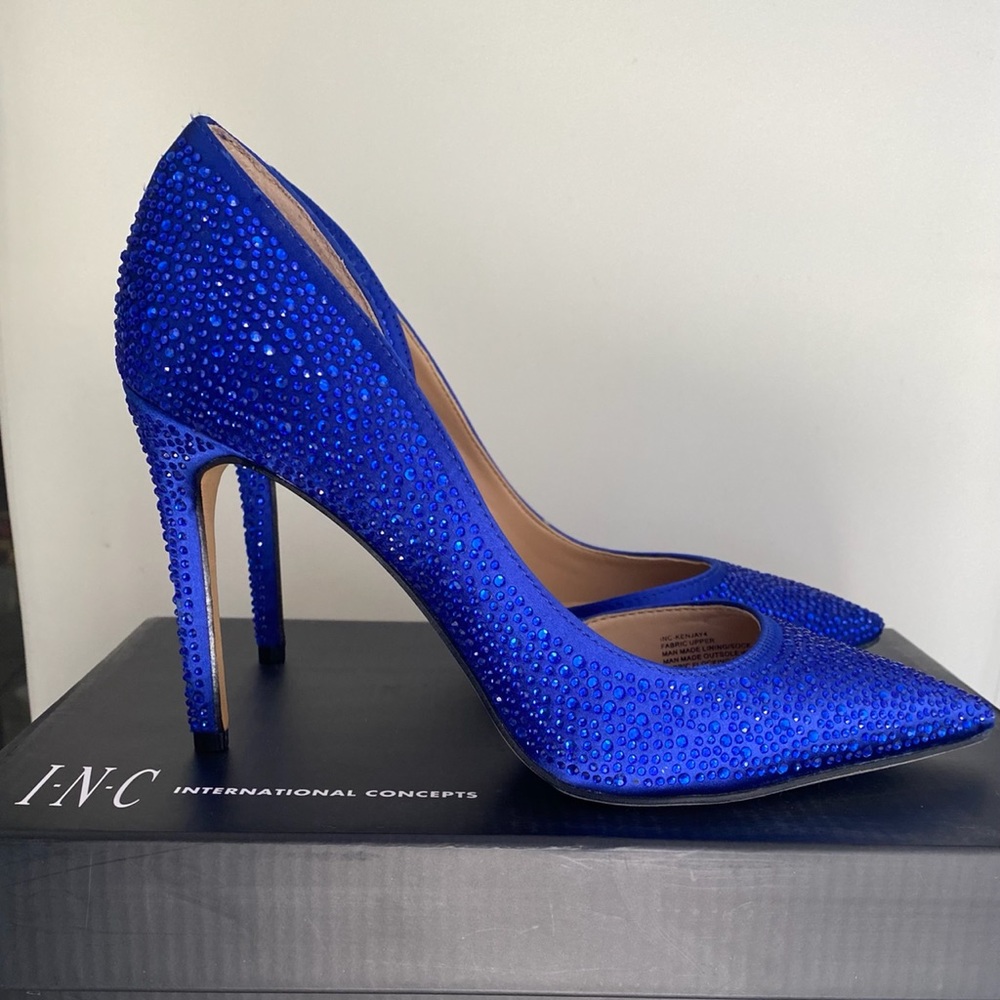 INC Kenjay Pumps - Cobalt Blue